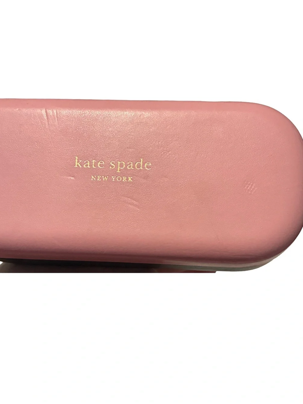 Kate Spade New York Pink Hard Shell Eyeglasses Case